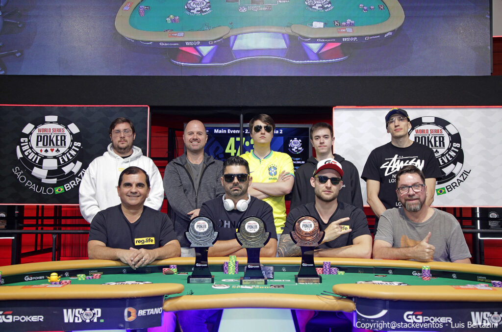 Mesa Final do Main Event da WSOP Brazil