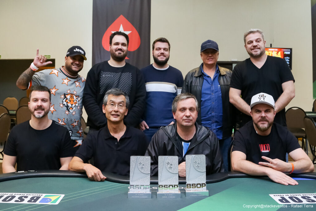 Mesa Final do Pot-Limit Omaha do BSOP Gramado