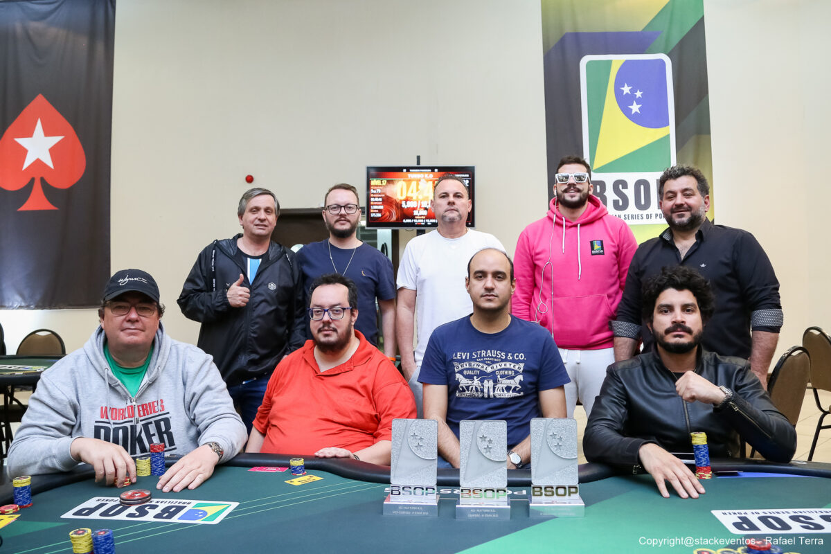 Mesa final do Turbo KO do BSOP Gramado