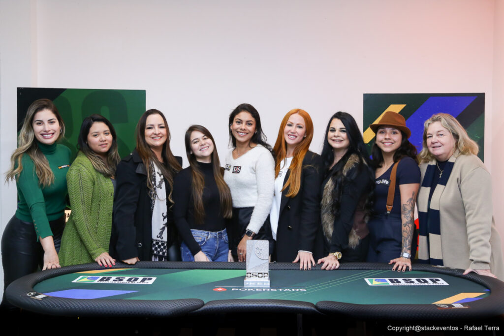 Mesa final do Ladies do BSOP Gramado