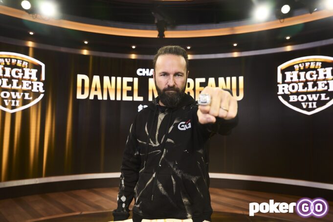 Daniel Negreanu saiu vitorioso do Super High Roller Bowl VII (Foto: PokerGO)