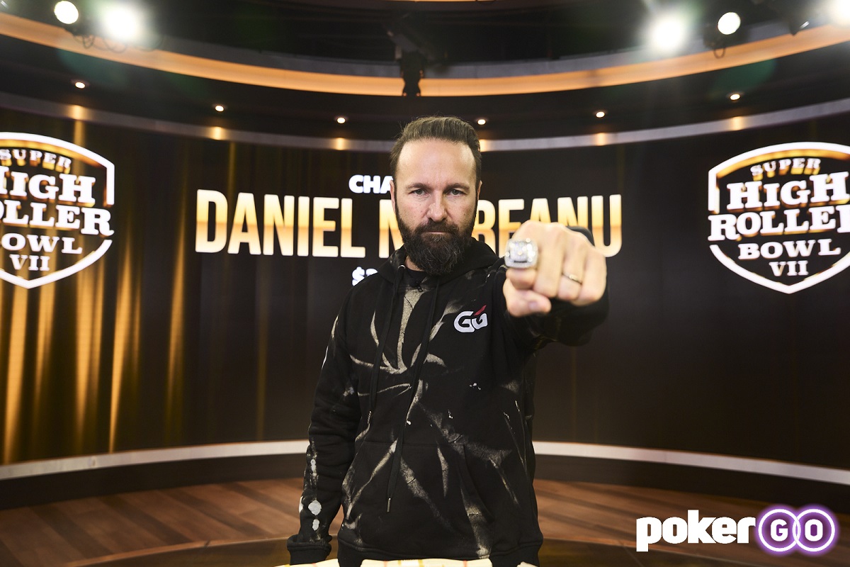 Daniel Negreanu saiu vitorioso do Super High Roller Bowl VII (Foto: PokerGO)