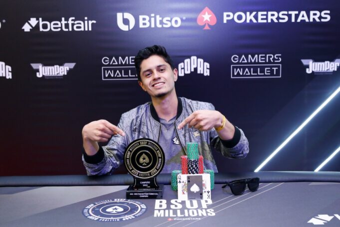 Camilo Solis ficou com o título no BSOP Millions