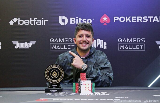 Bernardo Peters alcançou a primeira decisão no BSOP Millions