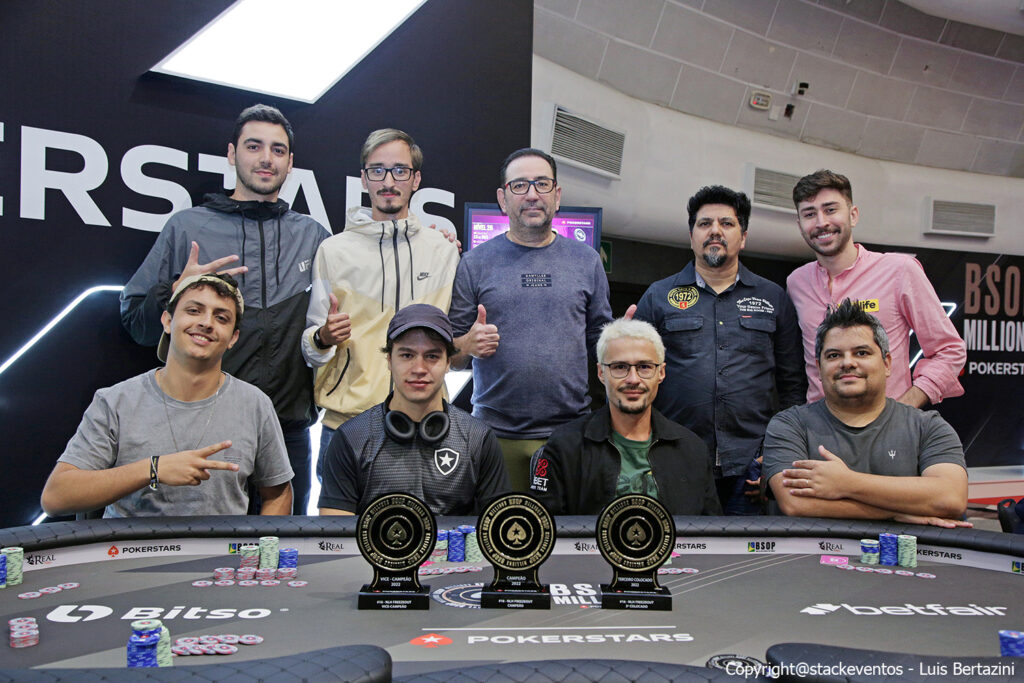 Mesa final do Freezout do BSOP Millions