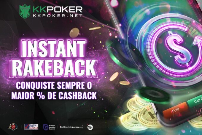 Instant Rakeback é uma novidade no app do KKPoker