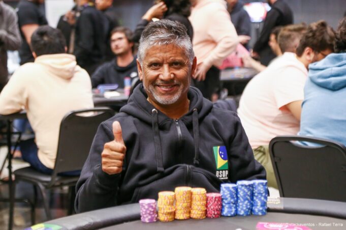 Luis Cary figurou no topo do chip count