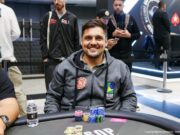 Thiago Grigoletti aparece na ponta do chip count