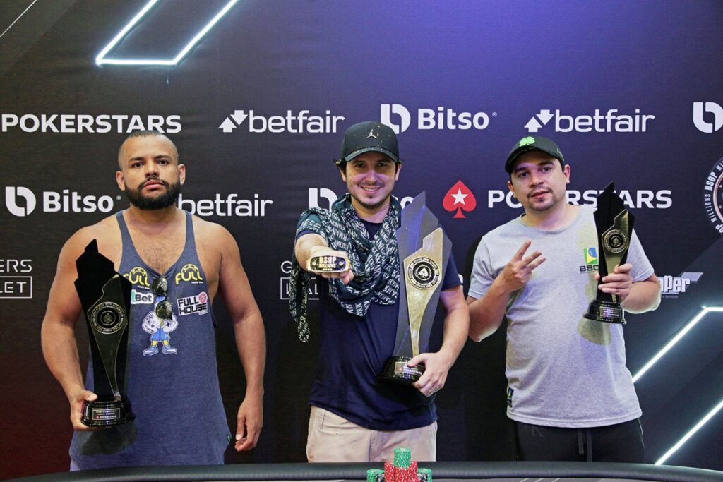 Pódio do Main Event do BSOP Millions