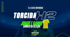 Torcida H2: a nova promoção que distribuirá camisas da seleção brasileira