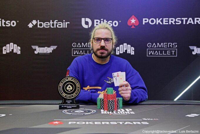 Lucas Mendes - campeão do Mini Millions do BSOP Millions