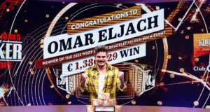 Omar Eljach, campeão do Main Event da WSOP Europa