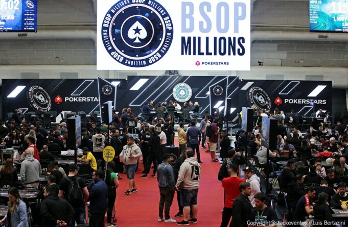 Salão do BSOP Millions segue cheio