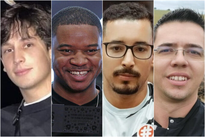 João Pedro Rocha, Roberto Firmino, Luis Rocha e Luis Dorneles estão na decisão do Sunday Million