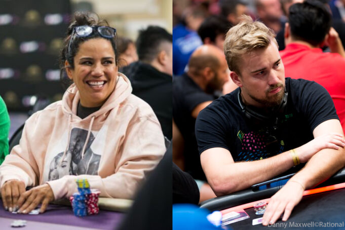 Angela Jordison e Adam Hendrix lideram duas categorias diferentes (Foto: Joe Giron/WPT)