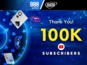 O 888poker realizará o YouTube 100K Subscribers Celebration Freeroll