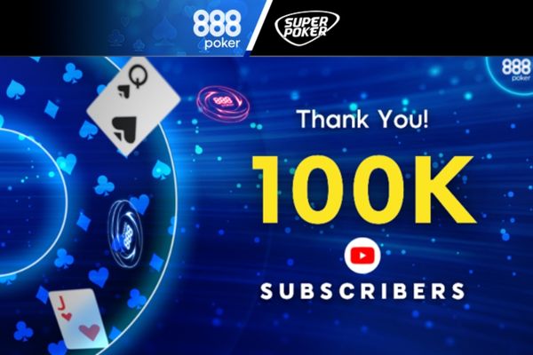 O 888poker realizará o YouTube 100K Subscribers Celebration Freeroll