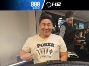 Bruno Takahashi avançou na liderança do chip count