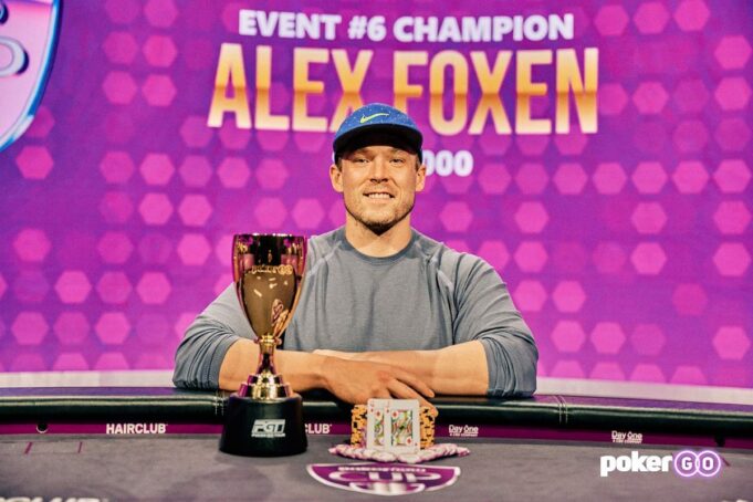 Alex Foxen, campeão do Evento #6 da PokerGO Cup (Foto: PokerGO)