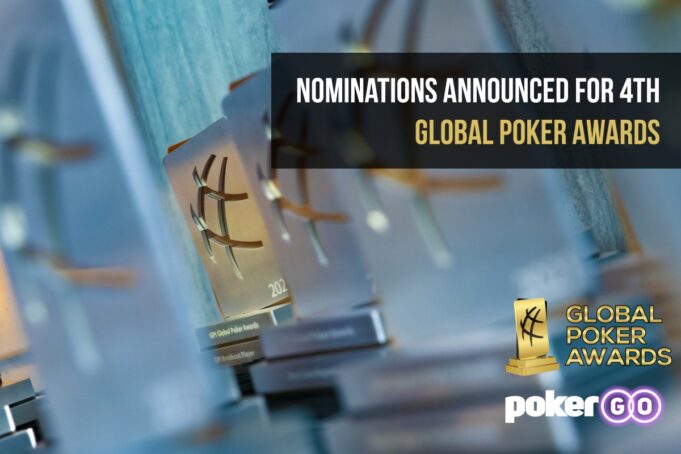 17 categorias concluíram o processo de votação e os indicados agora são conhecidos para o 4º Global Poker Awards