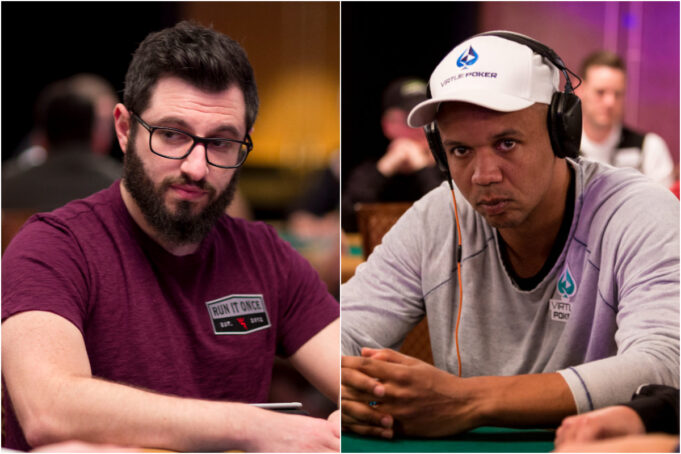 Phil Galfond e Phil Ivey ficaram frente a frente - mas não por muito tempo