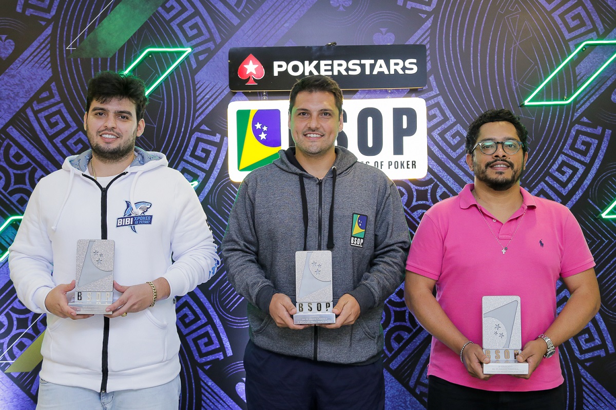 Pódio do PL Omaha Turbo KO do BSOP São Paulo