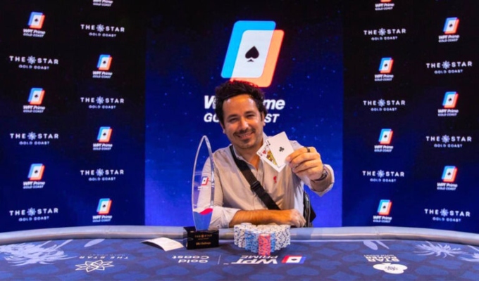 Angel Guillen virou o heads-up e ficou com o título (Foto: Poker Media Australia))