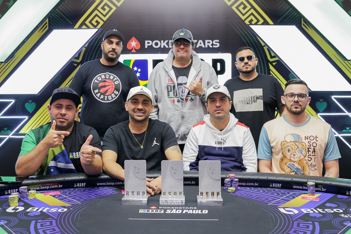 Mesa final do PL Omaha 5 Cartas do BSOP São Paulo