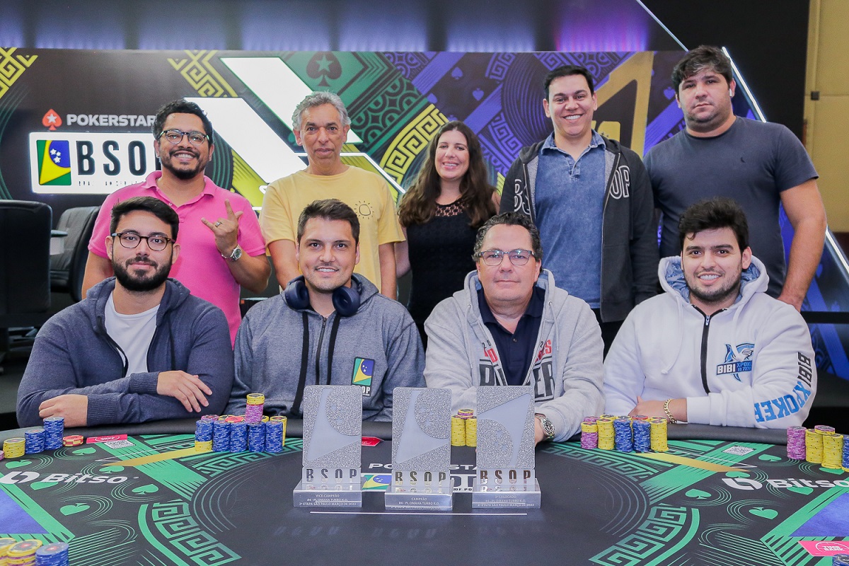 Mesa final do PL Omaha Turbo KO do BSOP São Paulo