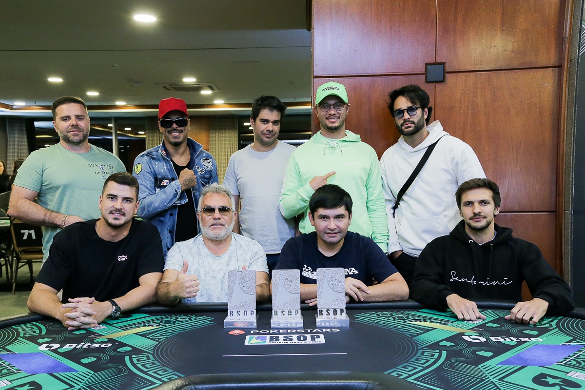 Mesa final do Super 500 do BSOP São Paulo