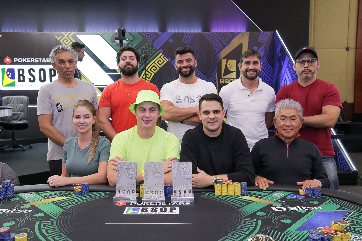 Mesa final do NLH Turbo KO do BSOP São Paulo