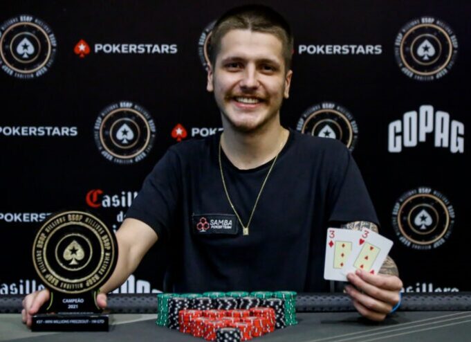 Gustavo Dias possui o 11º maior stack geral do torneio