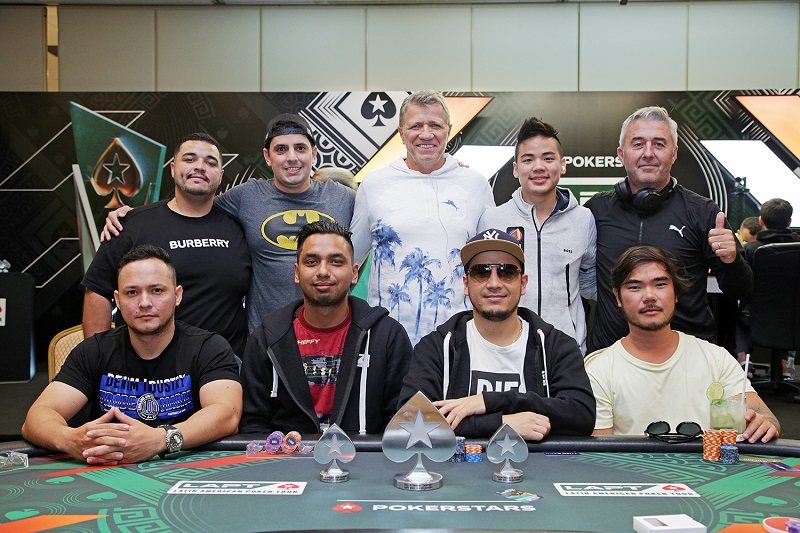 Mesa Final do Pot Limit Omaha do LAPT Rio