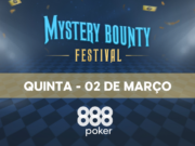 Mystery Bounty Festival fará a festa nesta quinta (2) no 888poker