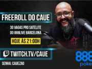 Freeroll de Cauê Moura dará 30 tickets de US$ 11