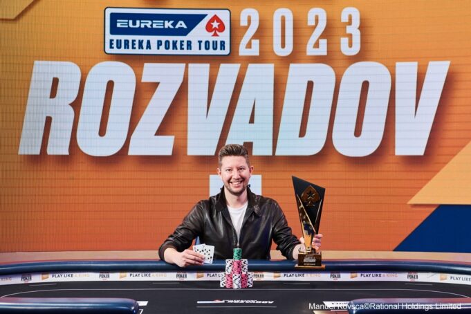 Jorg Schneegass, campeão do Main Event do Eureka Rozvadov