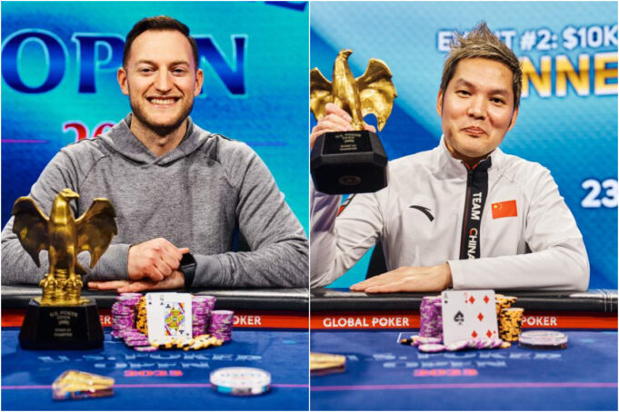 Joey Weissman e Ren Lin levaram as águias douradas (Fotos: PokerGO)