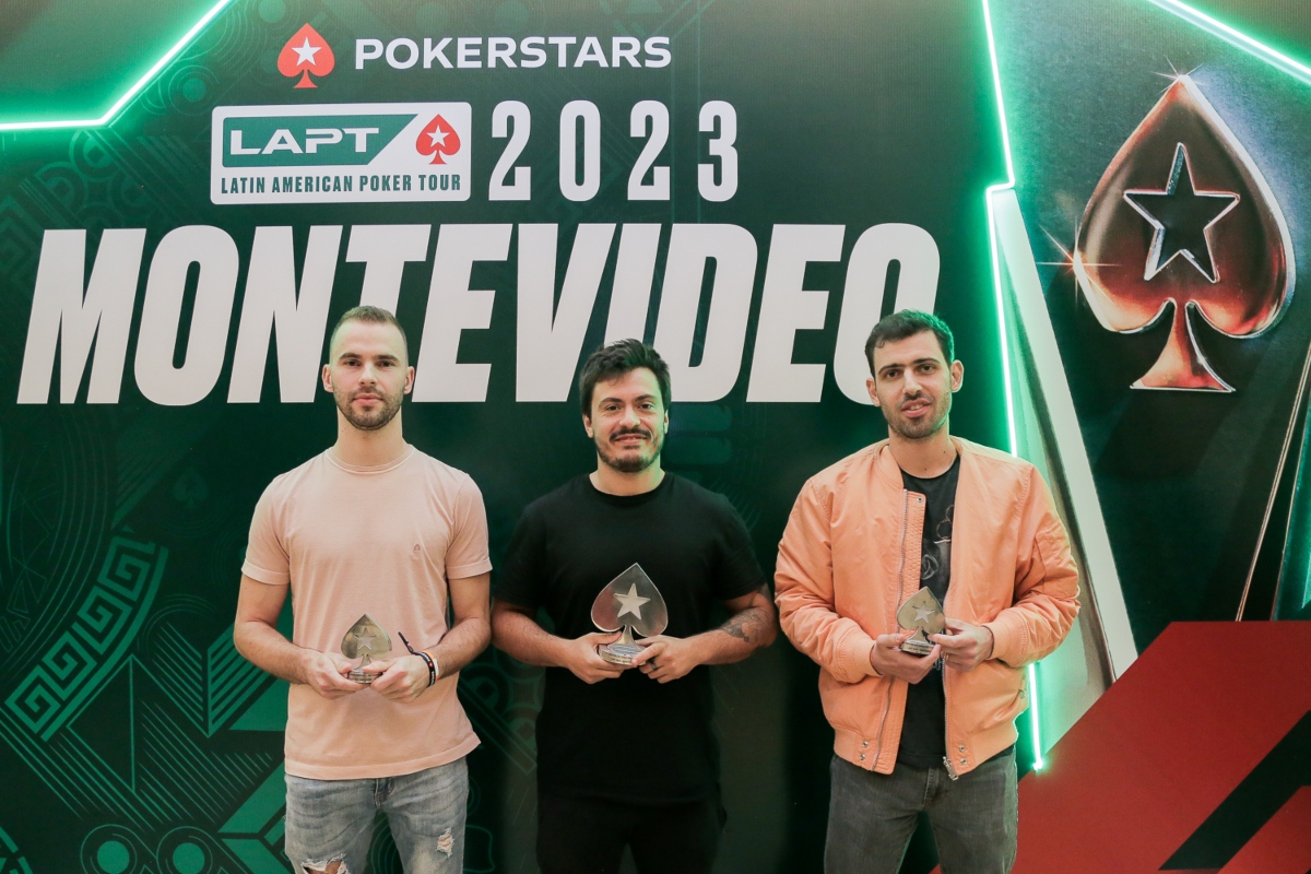 Renan Bruschi, Ramiro Petrone e Hélio Neves – 3-Handed High Roller Single Day do LAPT Montevidéu