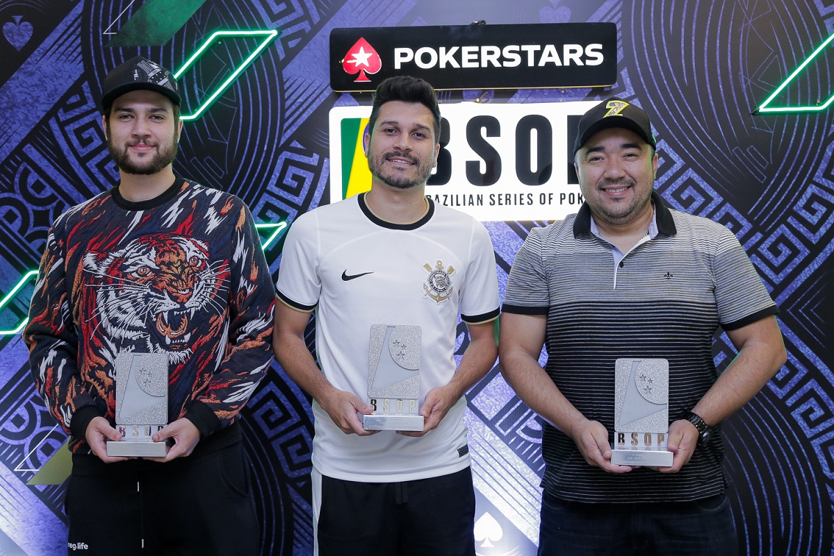 Pódio do Turbo KO do BSOP São Paulo