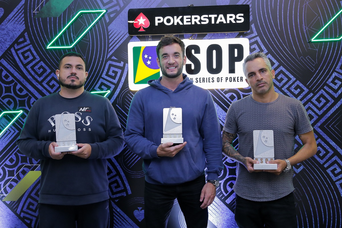 Pódio do PL Omaha do BSOP São Paulo