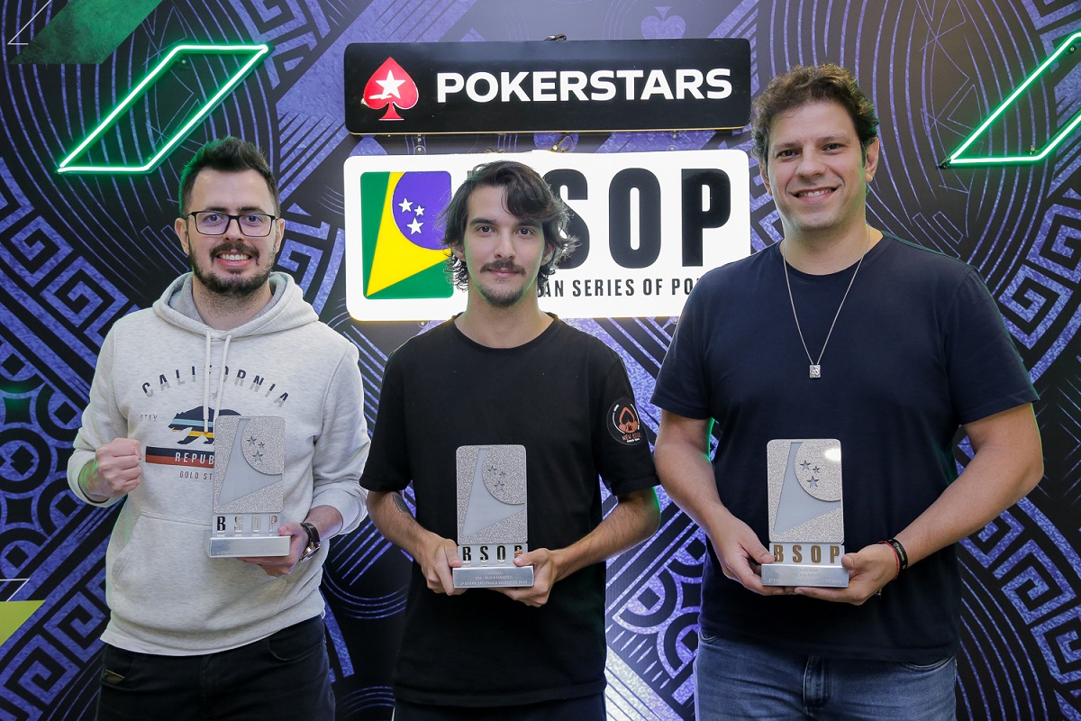 Lucas Nangino, Diogo Franco e Caio Mansur – 6-Handed do BSOP São Paulo