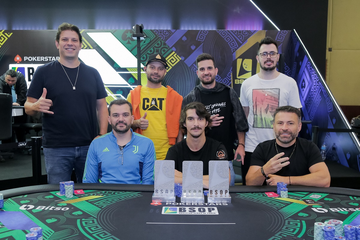 Mesa final 6-Handed do BSOP São Paulo