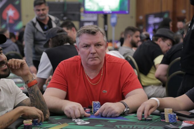 Renato Juchem, chip leader do Dia 1 do High Rollers do BSOP São Paulo