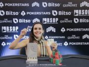 Thais Salzer, campeã do Freezeout KO do BSOP São Paulo