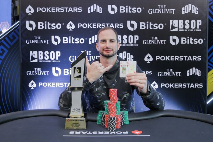 Fábio Wagner, campeão do High Rollers do BSOP São Paulo