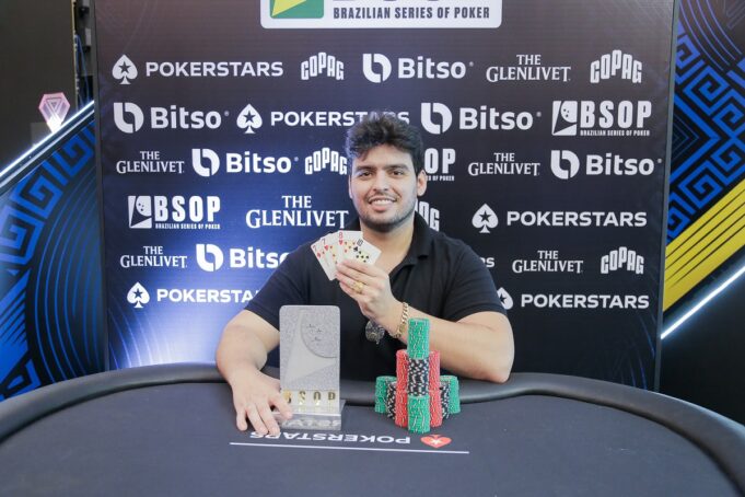 Igor Rezende, campeão do PL Omaha Progressive KO do BSOP São Paulo