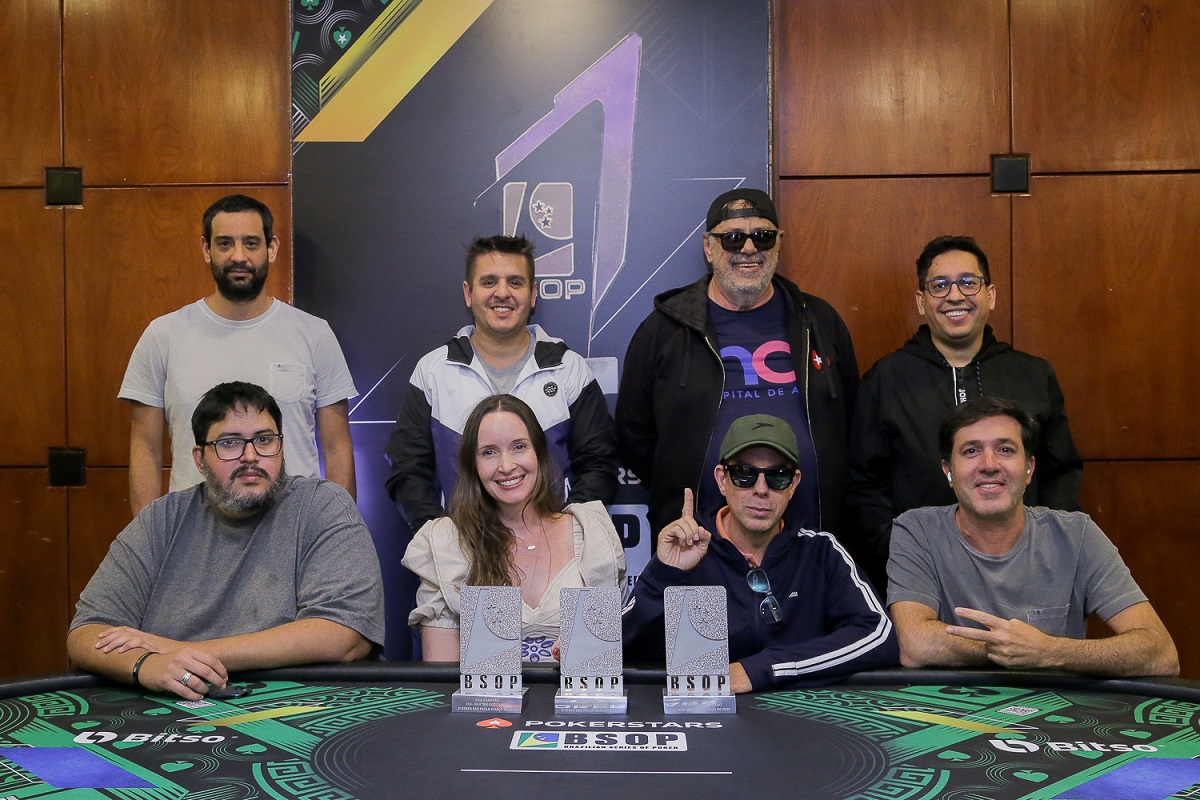 Mesa Final do Big Pot Turbo do BSOP São Paulo