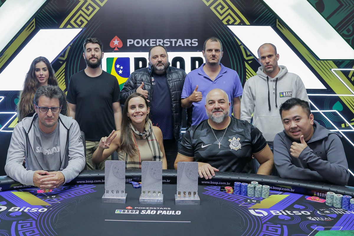 Mesa final do Freezeout KO do BSOP São Paulo