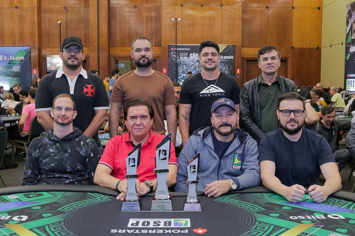 Mesa Final do High Rollers do BSOP São Paulo