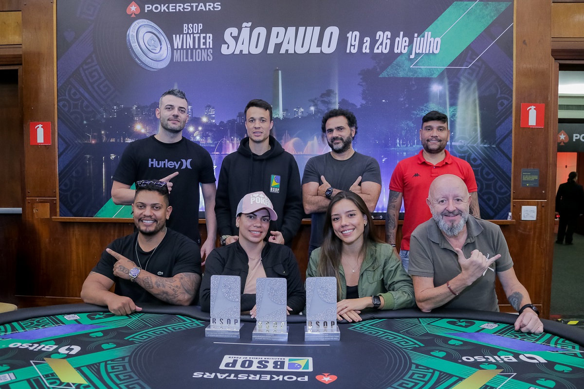 Mesa Final do Last Chance Deepstack Turbo do BSOP São Paulo